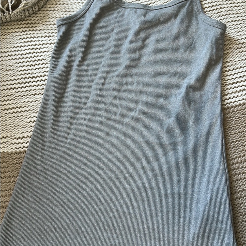 No Boundaries Gray Tank Top Essential